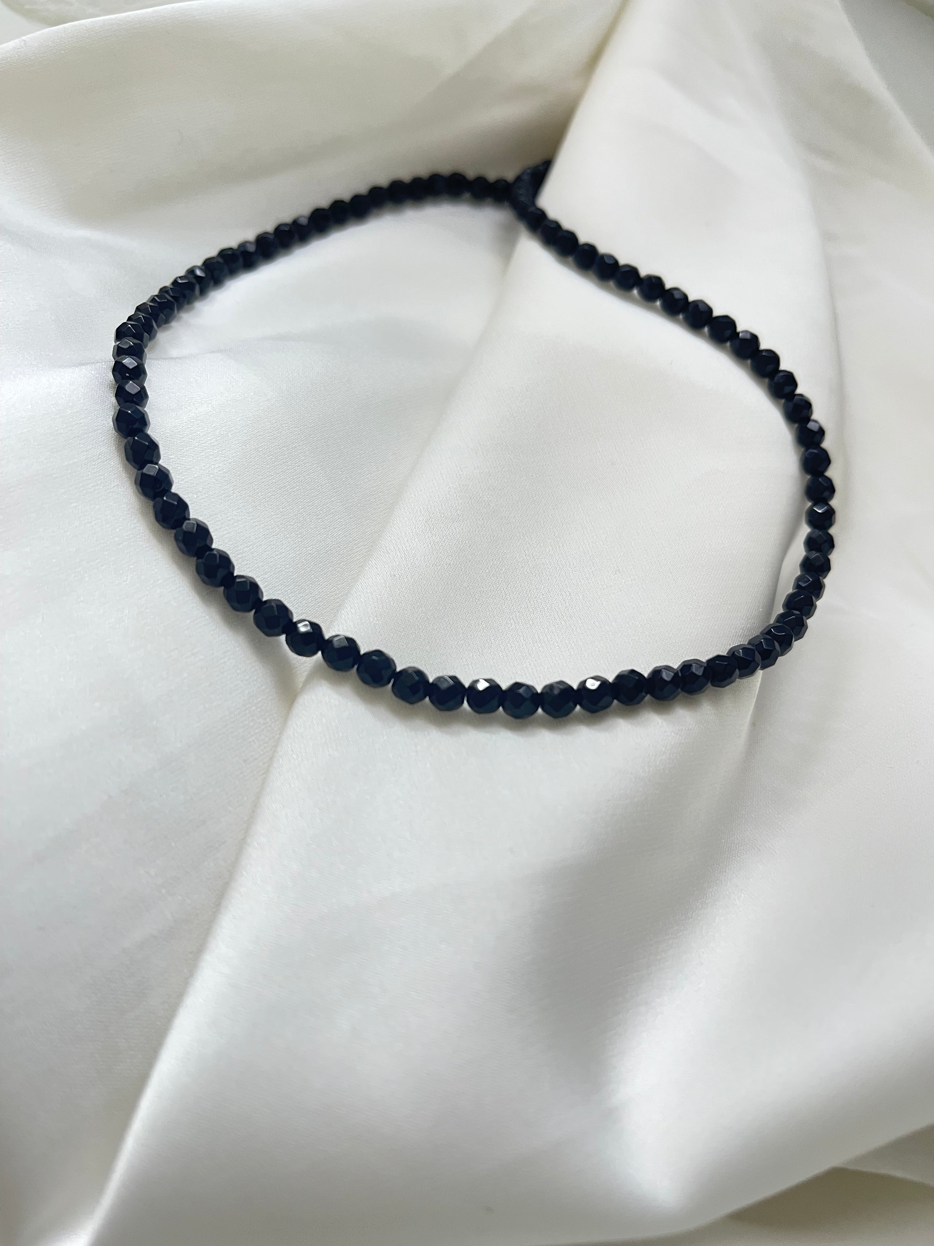 Minimal Black Onyx Choker – Thegemspell
